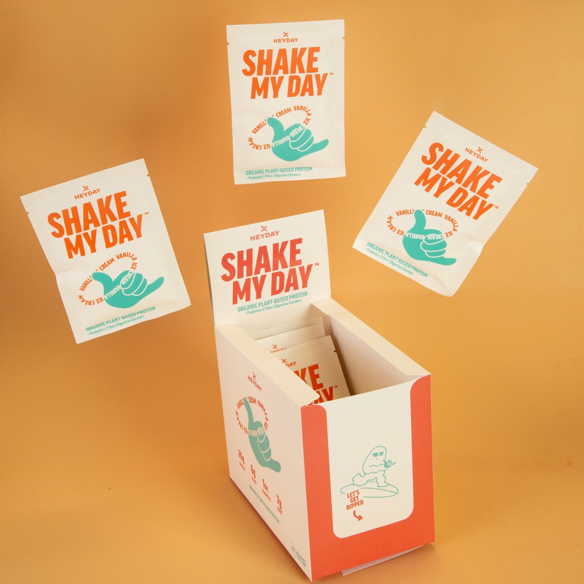 Heyday – Organic Plant-Based Protein – boxes