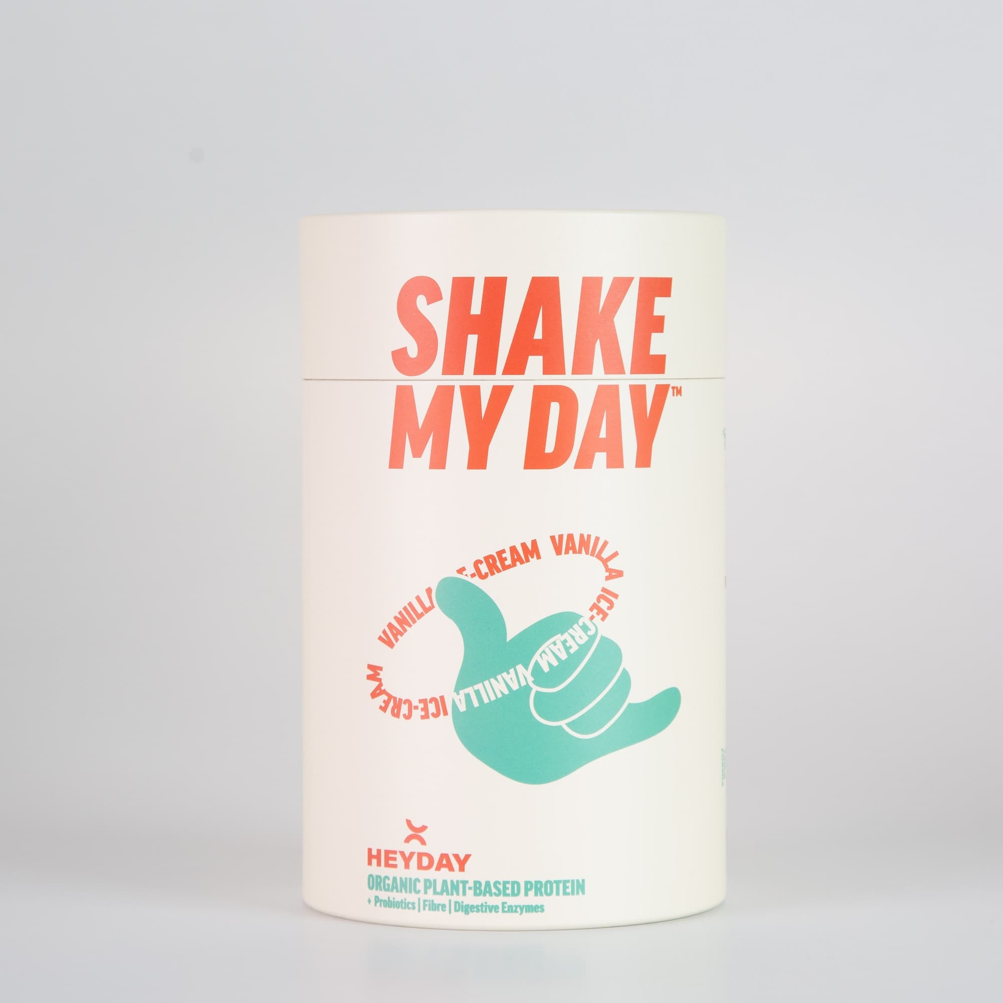 Heyday – Organic Plant-Based Protein – Vanilla Ice Cream tub