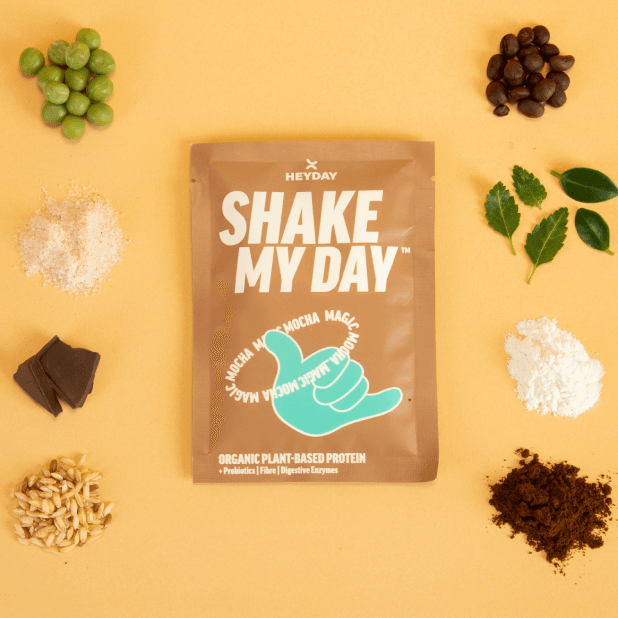 Heyday – Organic Plant-Based Protein – Mocha sachets
