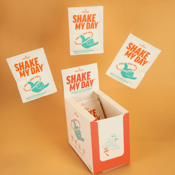 Heyday – Organic Plant-Based Protein – Vanilla boxes